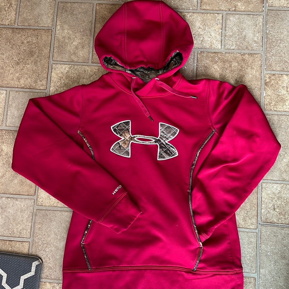 Fuchsia and Camo Under Armour Storm Hoodie